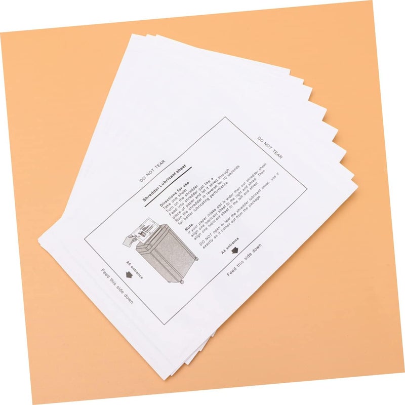 DIYEAH 8pcs Professional Shredder Oil Paper Portable Paper Lubricating Oil for Shredders Easy Application Lubrication - Image 5
